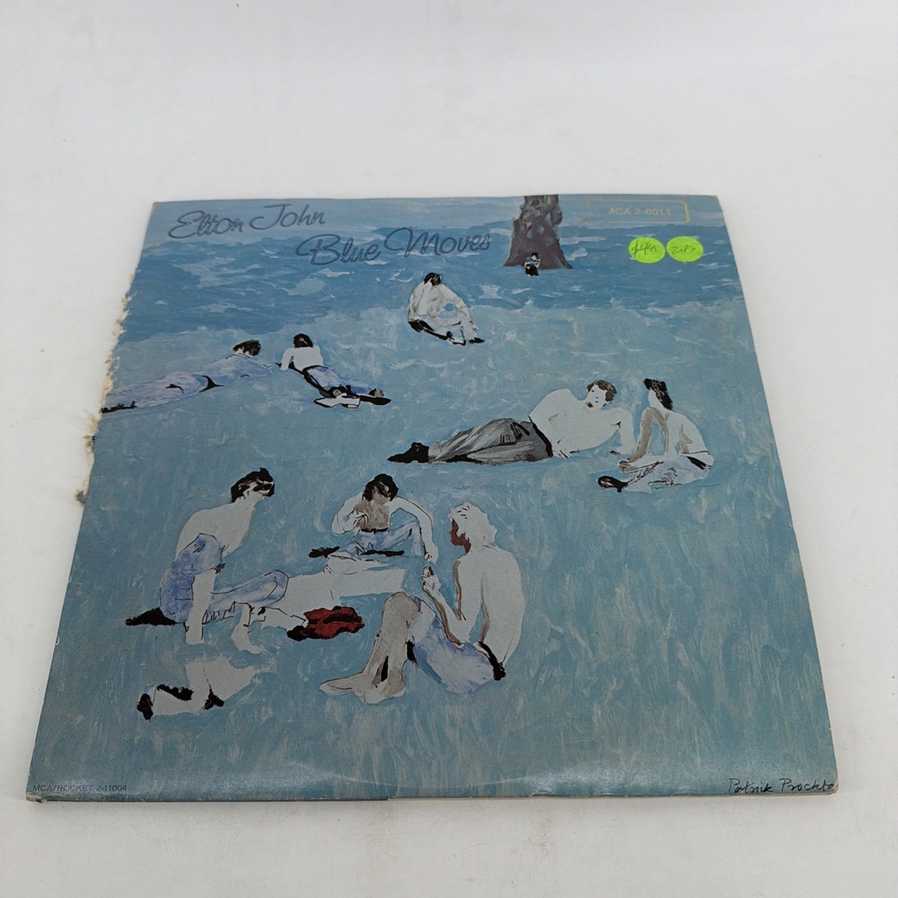 ELTON JOHN - BLUE MOVES - MCA/ ROCKET 2-11004, POP ROCK, VINYL RECORD